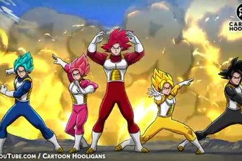 Biến thành siêu nhân, Goku trông cực lạ lẫm trong phong cách Power Rangers