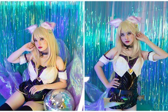 Chiêm ngưỡng bộ ảnh cosplay K/DA Ahri hút hồn của streamer Thảo Ngân