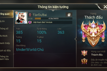 Liên Quân Mobile: Muôn vàn lý do để game thủ biện minh cho hành động che "Lịch sử đấu"