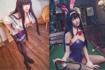 Chảy máu mũi với loạt ảnh cosplay cô nàng Kasumigaoka Utaha khoe vòng 1 nở nang