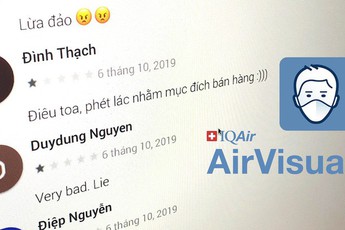 Đại diện AirVisual: Chúng tôi gỡ app vì bị quá nhiều người Việt đánh giá 1*