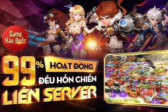 gMO 99% hoạt động đều liên server: Lục Địa 2 chính thức ra mắt, 5 phút tặng quà 1 lần!