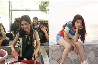 Chỉ ngồi rửa bát, gái xinh cũng khiến cư dân mạng bùng nổ - "của hiếm" là đây chứ đâu