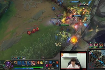 (Video Vietsub) Faker cosplay Wolf với Alistar Hỗ trợ combo max ping