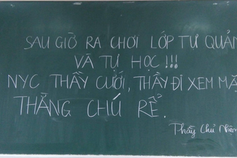 Cho lớp tự quản để đi ăn cưới người yêu cũ - Thầy giáo trẻ ngay lập tức gây sốt trên mạng xã hội