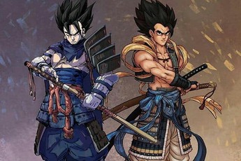 Ngỡ ngàng khi ngắm dàn nhân vật Dragon Ball hiện lên cực ngầu và bảnh trong trang phục Samurai Nhật Bản