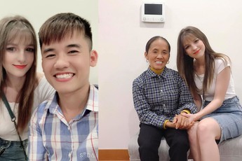 Bà Tân Vlog cùng con trai chụp ảnh với gái xinh, dân mạng đồn thổi "Bà có con dâu mới rồi"