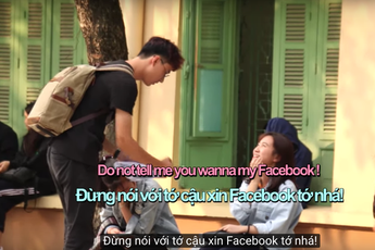 Clip nam sinh yêu bạn học từ cái nhìn đầu tiên gây sốt, nào ngờ đó chỉ là dàn dựng và nam chính còn từng bị ném đá vì tán gái lung tung