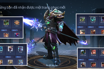 Liên Quân Mobile: Game thủ hào hứng nhận Rương tướng, Rương skin tự chọn thông qua Hòm thư