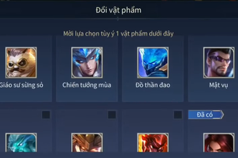 Liên Quân Mobile: Mẹo nhận khuyến mãi Rương "skin bậc S tự chọn" chỉ với 50 nghìn đồng