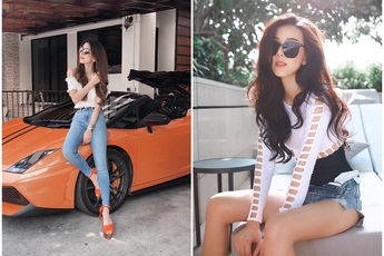 "Công chúa" xinh đẹp nuột nà chân dài thẳng tắp lại sở hữu tài sản tiền tỷ đang là hình mẫu người yêu mơ ước của các thanh niên