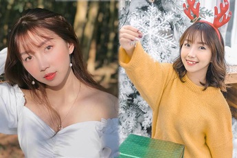 Xua tan cái lạnh mùa đông với bộ ảnh Giáng Sinh "lụi tim" của nữ admin Au iDol: Xinh thế này thì cần gì phải "hở"!