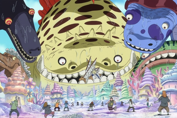 Top 5 sinh vật "siêu to, siêu khổng lồ" trong One Piece, có con cao đến hàng nghìn mét