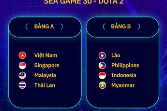 Chia bảng bộ môn DOTA 2: Việt Nam tiếp tục đụng phải đối thủ duyên nợ Thái Lan
