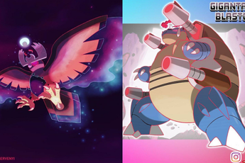 Ngắm loạt tranh vẽ tuyệt đẹp của fan hâm mộ về các loài Pokemon "siêu to khổng lồ"