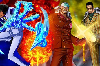 One Piece: Vì sao các Đô Đốc Hải Quân đều sở hữu những trái ác quỷ vô cùng mạnh mẽ?