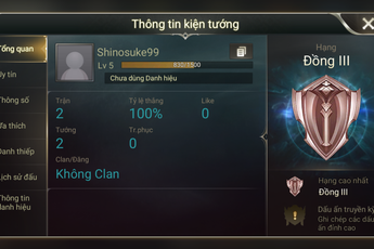 Nick Liên Quân Mobile trúng giải thưởng tiền mặt mới chơi có 2 trận, tin được không?