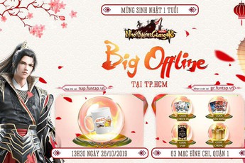 “Đi đu đưa” nhận quà ngập lối ở sự kiện mừng sinh nhật 1 tuổi Nhất Kiếm Giang Hồ tại TP. Hồ Chí Minh