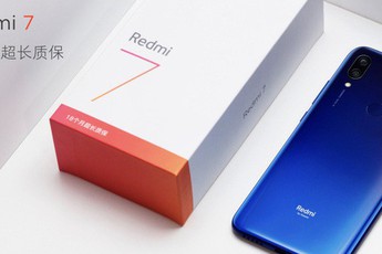 Xiaomi Redmi 7 chính thức ra mắt, Snapdragon 632, màu gradient, pin 4.000mAh, cam kép, giá từ 2,4 triệu