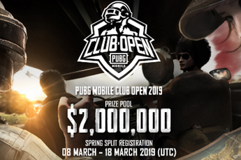 PUBG Mobile công bố giải đấu "Club Open 2019" với tiền thưởng lên tới 45 tỷ đồng