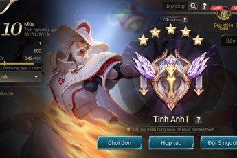 Game thủ Liên Quân Mobile VN cày rank quá "trâu", mốc Tinh Anh 1 đã bị cả trăm người "phá"