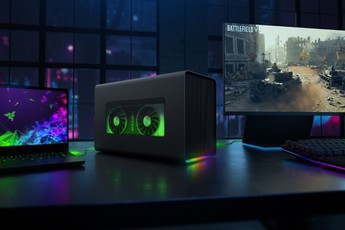 Cái hòm giá 10 triệu đồng này giúp laptop chơi game mạnh ngang ngửa máy bàn, giờ còn có thể sáng lập lòe nữa