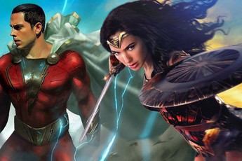 Liệu siêu anh hùng Shazam có đủ sức mạnh tranh tài với chị đại Wonder Woman?