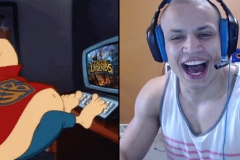 Tyler1 làm lác mắt người xem khi thể hiện khả năng chơi LMHT bằng chân