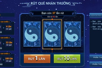 Võ Lâm Truyền Kỳ Mobile mở sự kiện rút quẻ nhận ngàn quà khủng