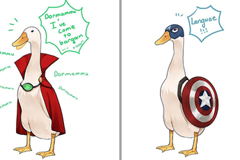 Avengers: Endgame - Sẽ thế nào nếu biệt đội siêu anh hùng Marvel hóa thành 'boss vịt' giải cứu thế giới