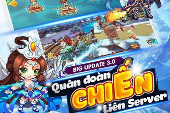 Quân Đoàn Chiến Liên Server - Update 3.0 của Tiểu Tiểu Tam Quốc Chí chính thức ra mắt, tặng 1000 Giftcode