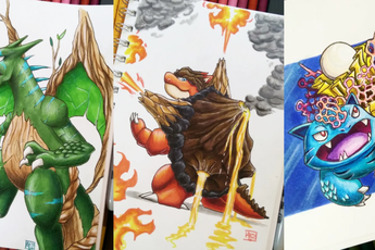 Mãn nhãn với những bức fan art của người hâm mộ về các loài Pokemon khi được chuyển hệ