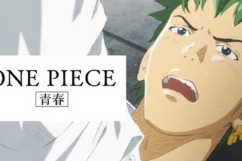 One Piece: Các fan náo loạn khi thấy Zoro của băng Mũ Rơm cắp sách đi học và quảng cáo mỳ hộp