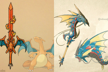 Pokemon sẽ trông như thế nào khi được "biến hình" thành các loại vũ khí truyền thuyết?