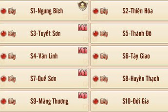 Sau 1 tháng, tất cả các server của Thục Sơn Kỳ Hiệp Mobile vẫn ĐẦY và "đông nghìn nghịt"