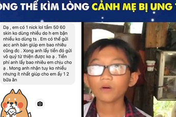 Đáng ngưỡng mộ: Game thủ LMHT bán tài khoản ủng hộ cậu bé nghèo