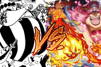One Piece 946: Tứ Hoàng Big Mom thể hiện sức mạnh kinh hoàng - Một đấm "lún đầu quyền" Queen Đại Dịch