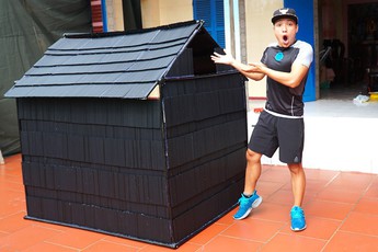 NTN đặt mua 5000 ống hút để làm nhà khổng lồ câu view, bị dân mạng ném đá, phản đối kịch liệt