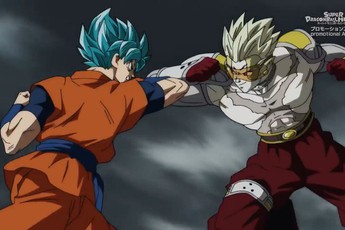 Super Dragon Ball Heroes tập 13: Goku gục ngã khi đối đầu với Super Hearts cho dù đã hóa Super Saiyan Blue