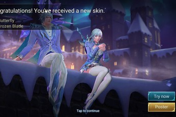 Liên Quân Mobile: Garena TL tặng FREE Tulen và Butterfly Đông Êm Đềm kèm 20 vé quay