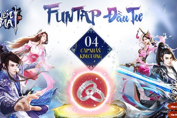 Kiếm Ma 3D: NPH Funtap đầu tư cặp nhẫn kim cương cực giá trị cho giải đấu Uyên Ương Song Kiếm