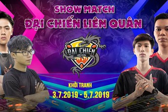 Giải Showmatch 'Đại chiến Liên Quân Mobile' quy tụ cực nhiều cao thủ Thách Đấu sắp khởi tranh
