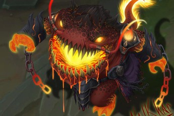 LMHT: Đợi Riot quá lâu, fan tự thiết kế skin Tahm Kench Hỏa Ngục đẹp không cưỡng nổi