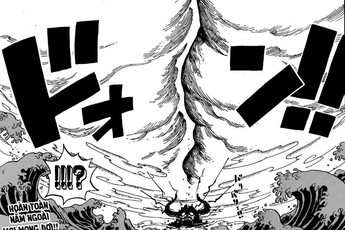 One Piece 951: Kaido đọ vũ khí với Big Mom khiến bầu trời trên đảo Onigashima như tách ra làm đôi