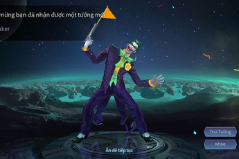 Liên Quân Mobile: Game thủ đua nhau nhận FREE Joker và Wiro Sableng vì lý do cực bựa