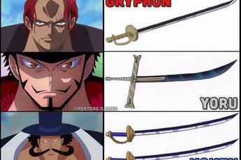 Danh kiếm và những loại vũ khí đã xuất hiện trong thế giới One Piece