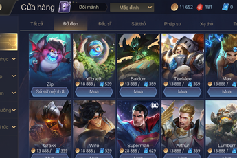 Liên Quân Mobile: 4 tướng được Garena tặng FREE là hàng "cho thì lấy chứ không ai thèm mua"