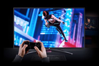 Asus giới thiệu mẫu màn hình 'khủng long' chiến game bao phê ROG Strix XG438Q