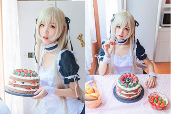Tan chảy con tim khi ngắm "em gái loli" ngọt ngào như chiếc bánh kem