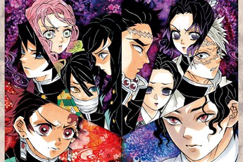 Kimetsu no Yaiba chương 175: Genya và Hà Trụ nguy kịch, Kokushibo bị Nham Trụ và Phong Trụ chặt đầu